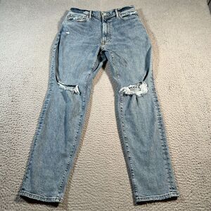 Abercrombie Fitch Jeans Mens 30x28‎ Skinny Stretch Distressed Ripped